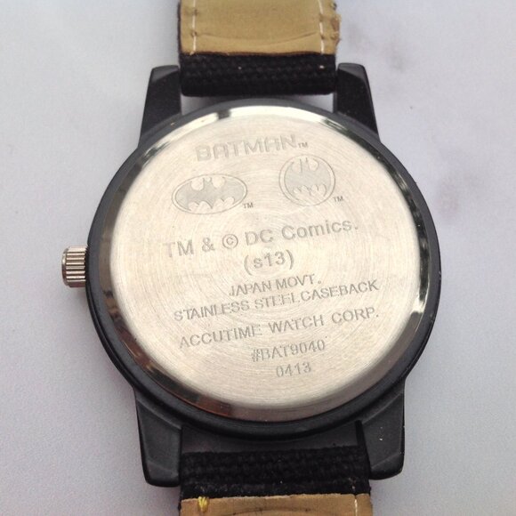 TM & DC Comics BATMAN Quartz Watch  Accutime - Picture 11 of 16